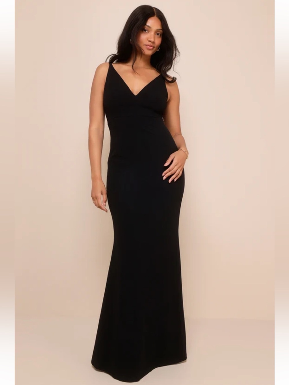 NWT Lulus Melora Black Sleeveless Maxi Dress - Picture 5 of 11
